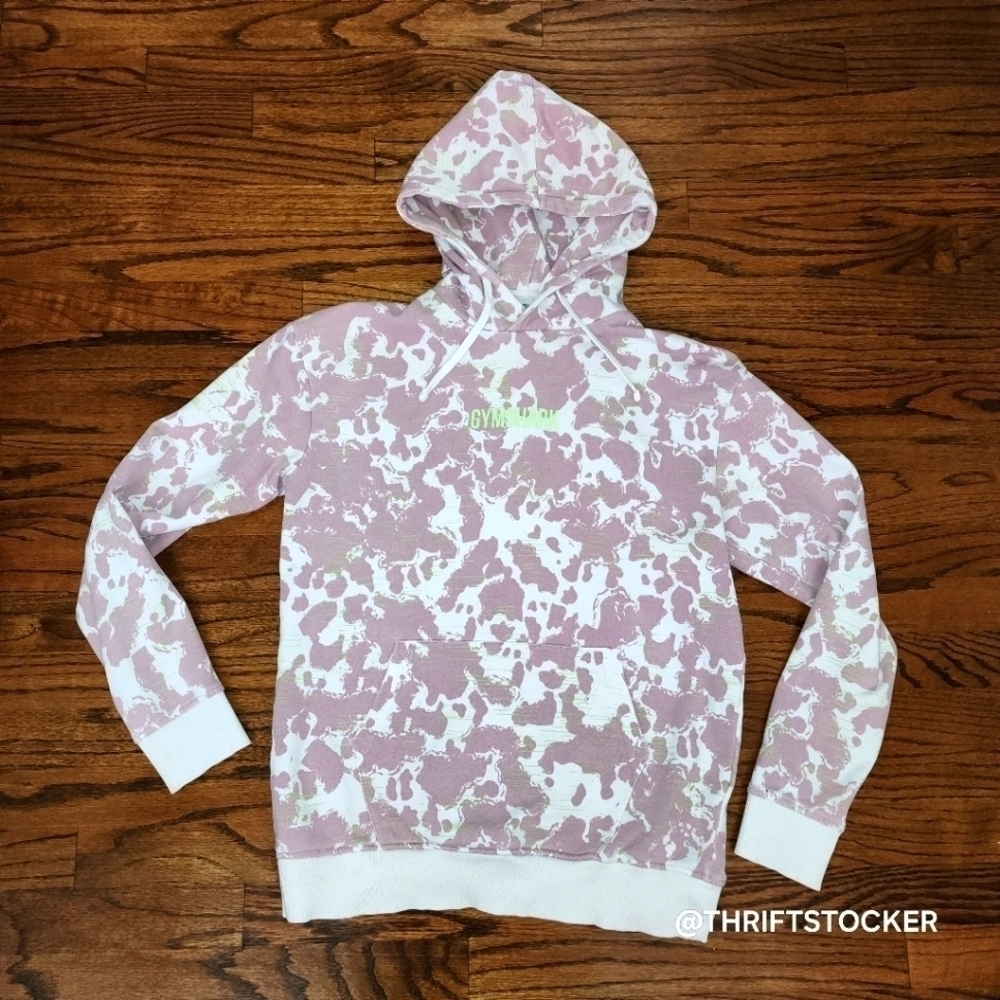 Gymshark Camo oversized hoodie